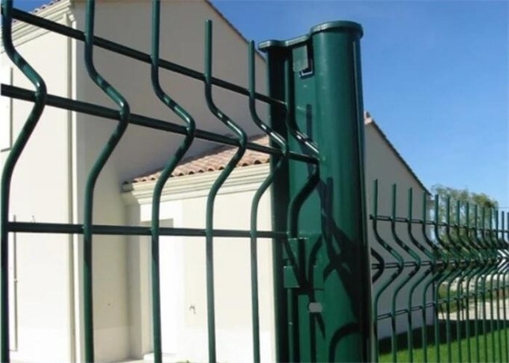 4mm Curvy 50 X 200mm Galvanized Welded Mesh Fencing Triangle 3d Wire Mesh Fence Panel